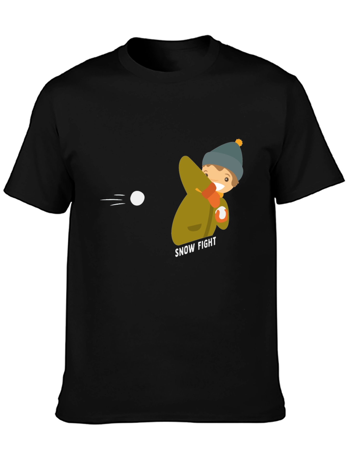 Snow Fight Graphic Tee