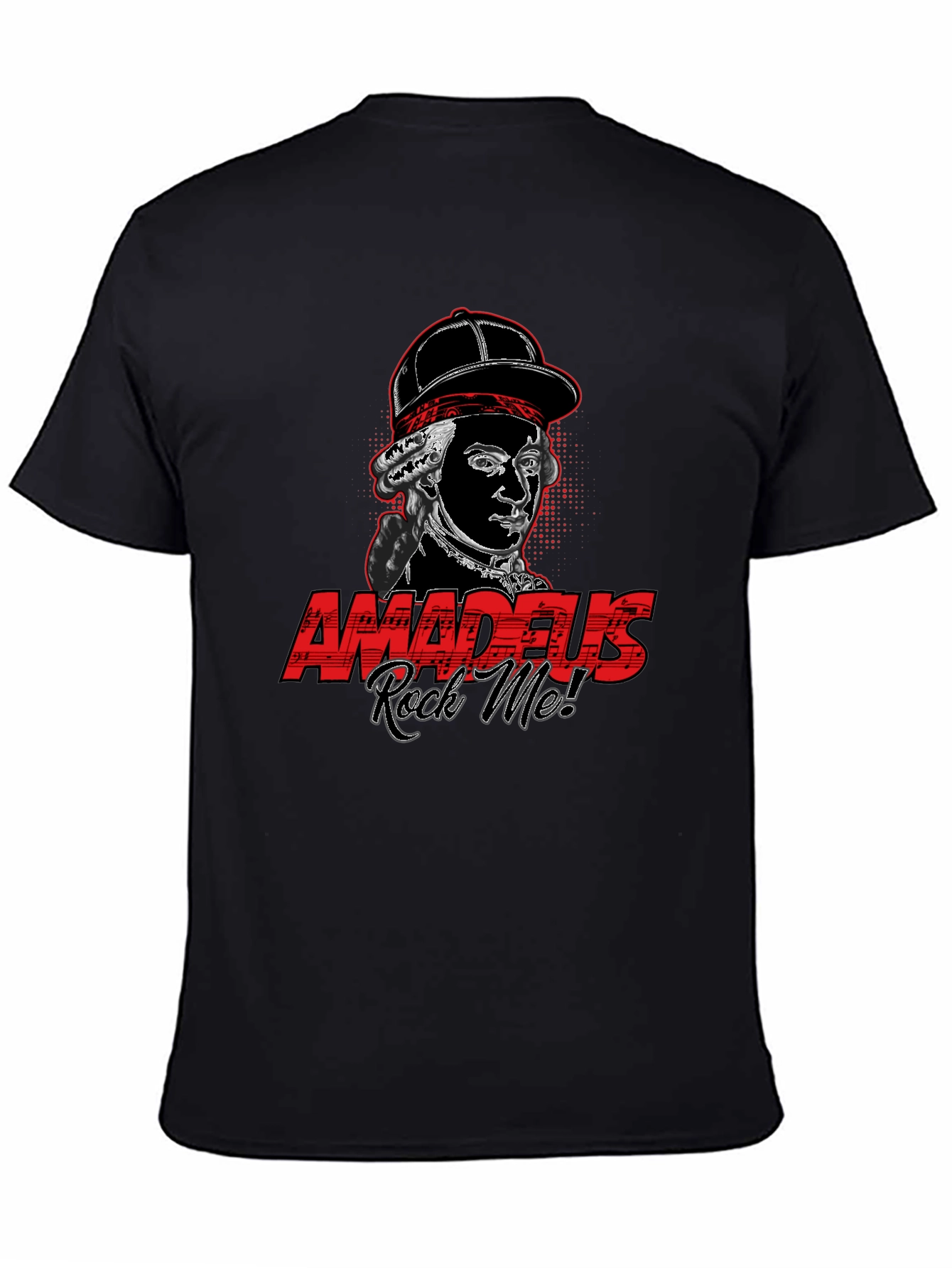 Amadeus Rock Me! Graphic T-Shirt - Black
