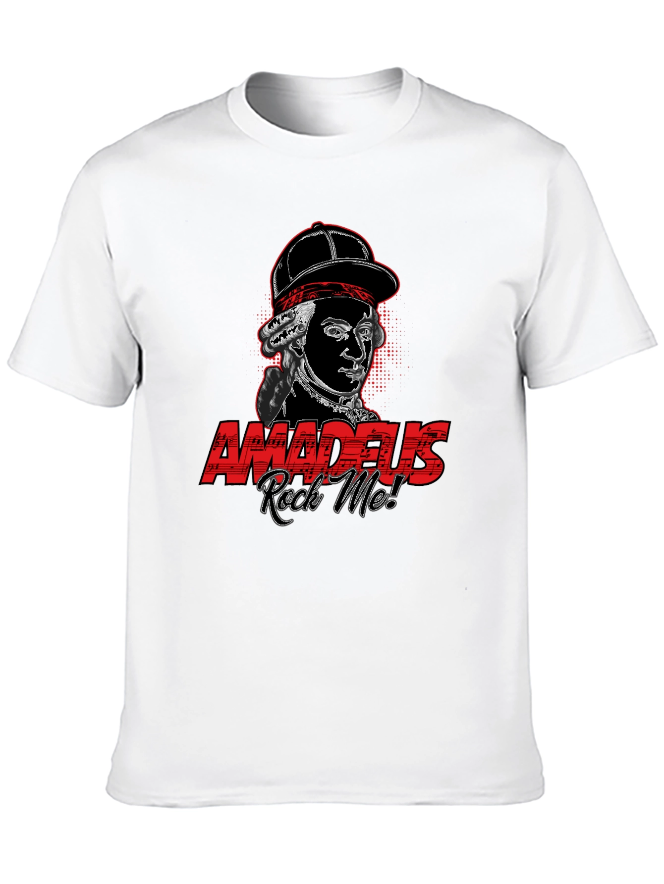 Amadeus Rock Me! Graphic T-Shirt - Black