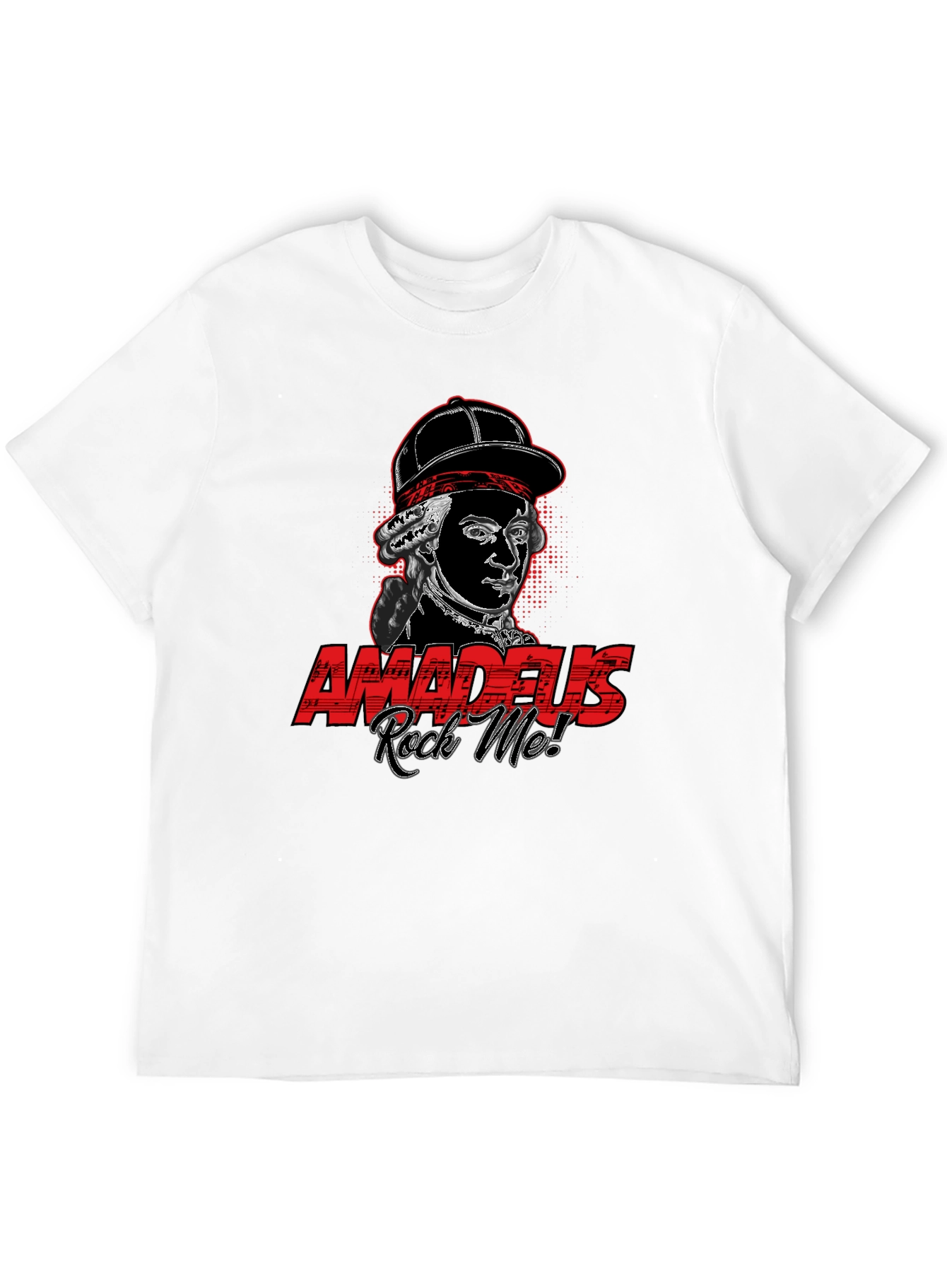 Amadeus Rock Me! Graphic T-Shirt - Black