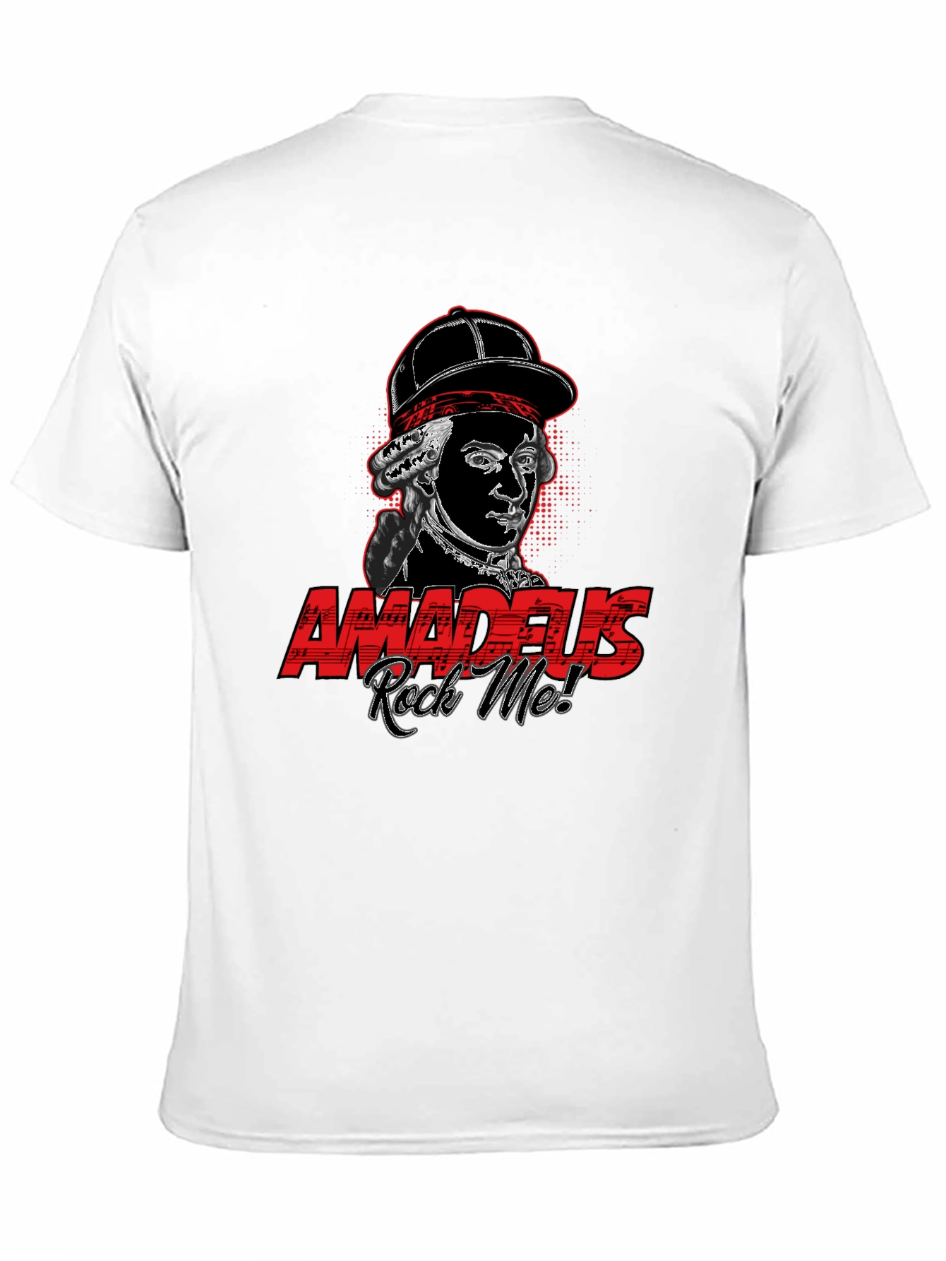 Amadeus Rock Me! Graphic T-Shirt - Black