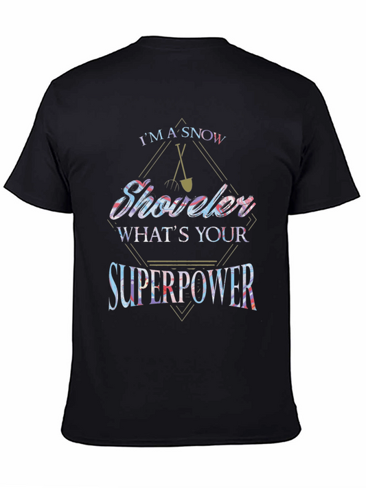 Snow Shoveler Superpower Graphic Tee