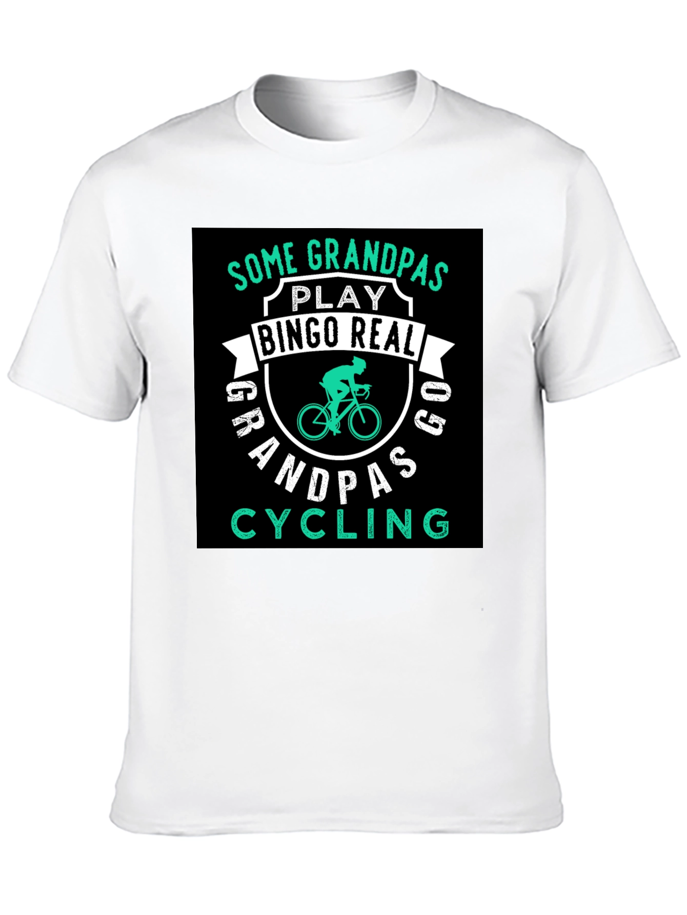 Grandpas Cycling T-Shirt - Black