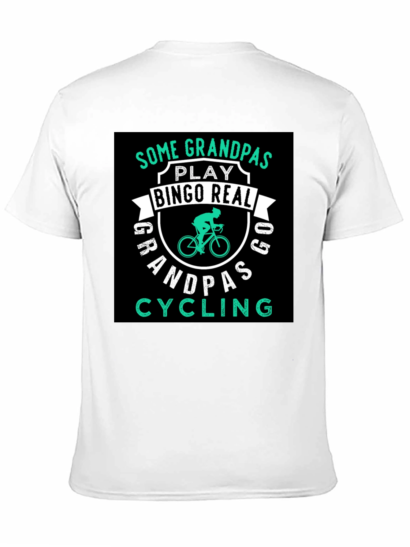 Grandpas Cycling T-Shirt - Black