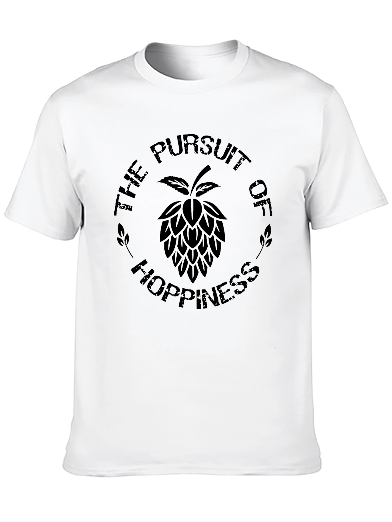 The Pursuit of Hoppiness Black T-Shirt