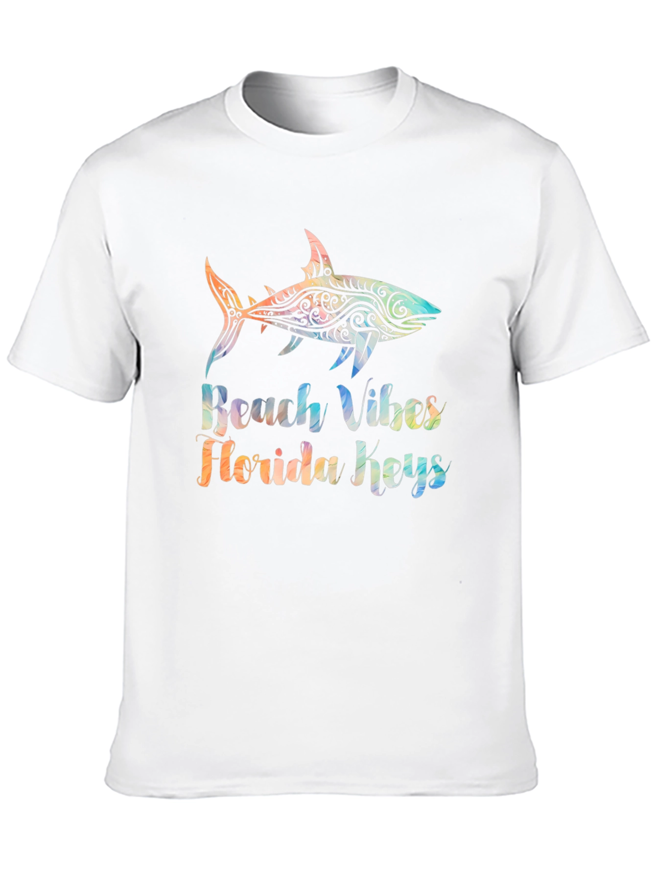 Beach Vibes Florida Keys Shark T-Shirt