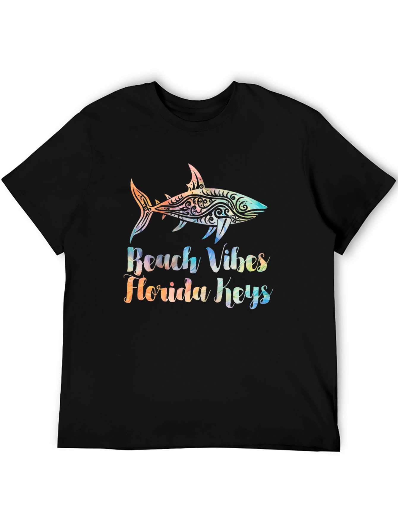Beach Vibes Florida Keys Shark T-Shirt