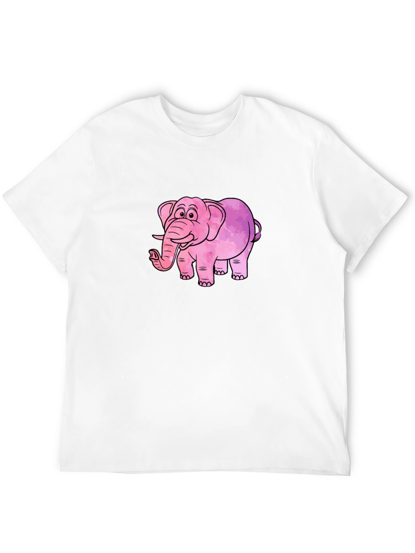 Elephant Graphic Black T-Shirt