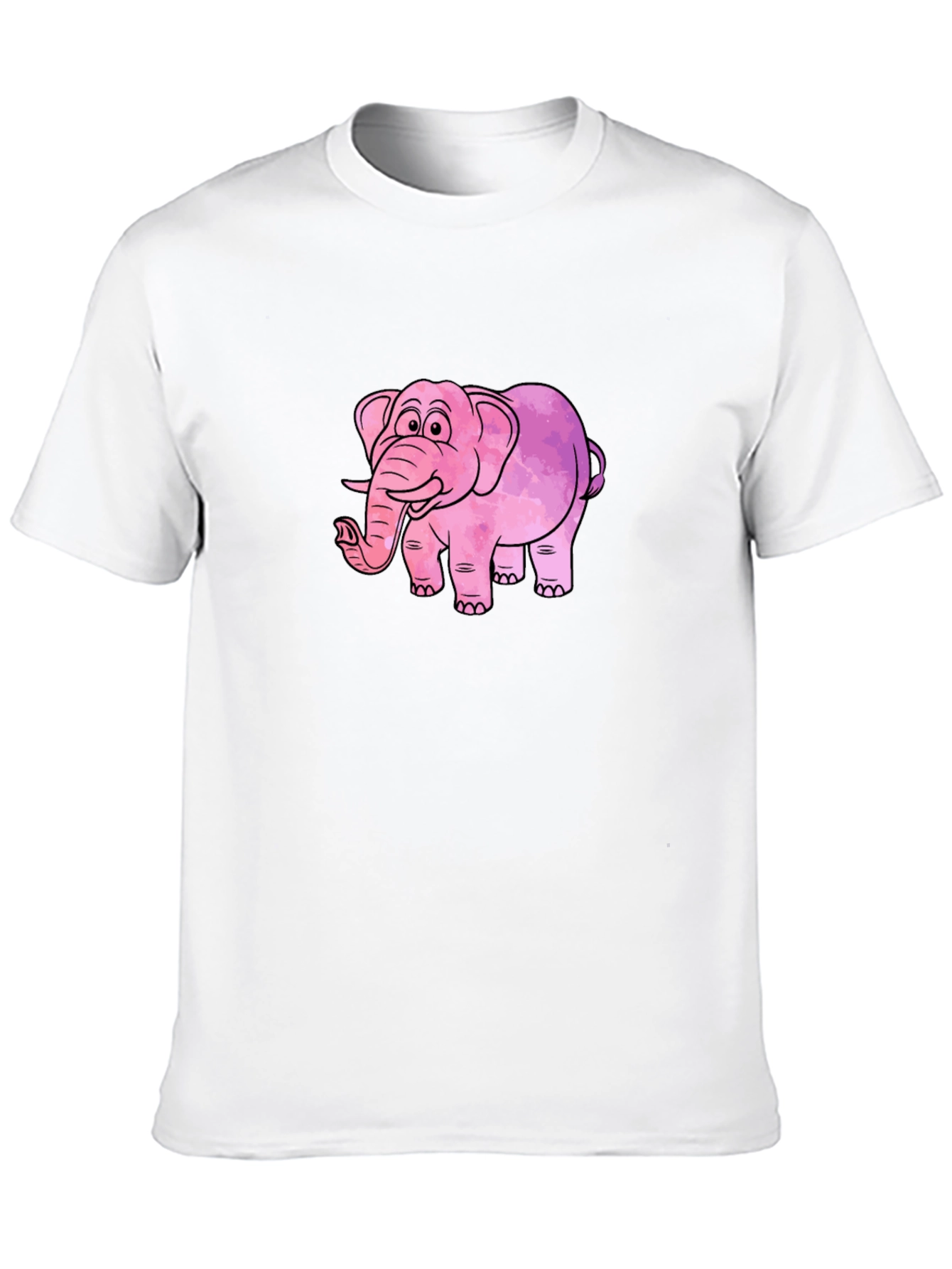 Elephant Graphic Black T-Shirt