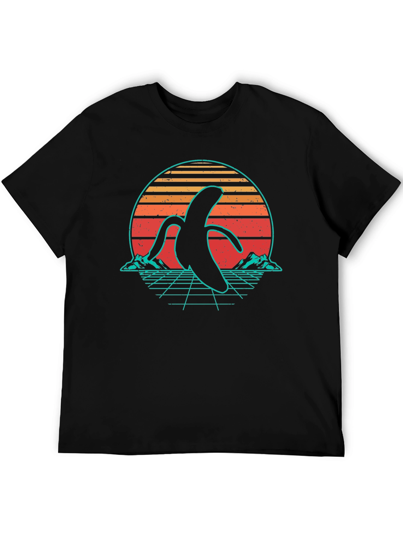 Retro Banana Graphic T-Shirt