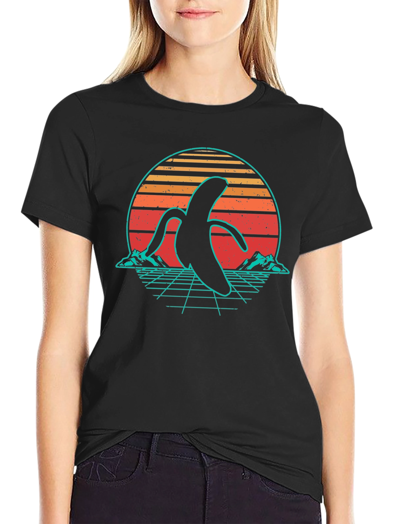 Retro Banana Graphic T-Shirt
