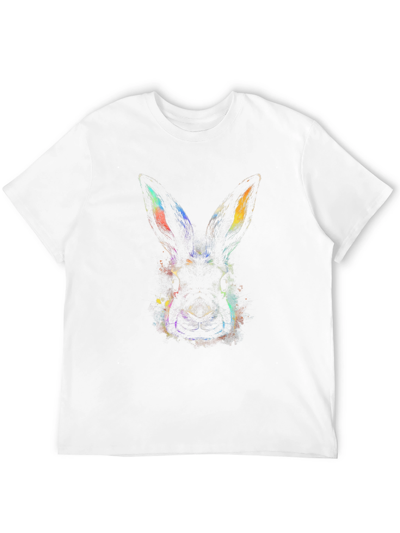 Rabbit Graphic Tee - Mens Black T-Shirt