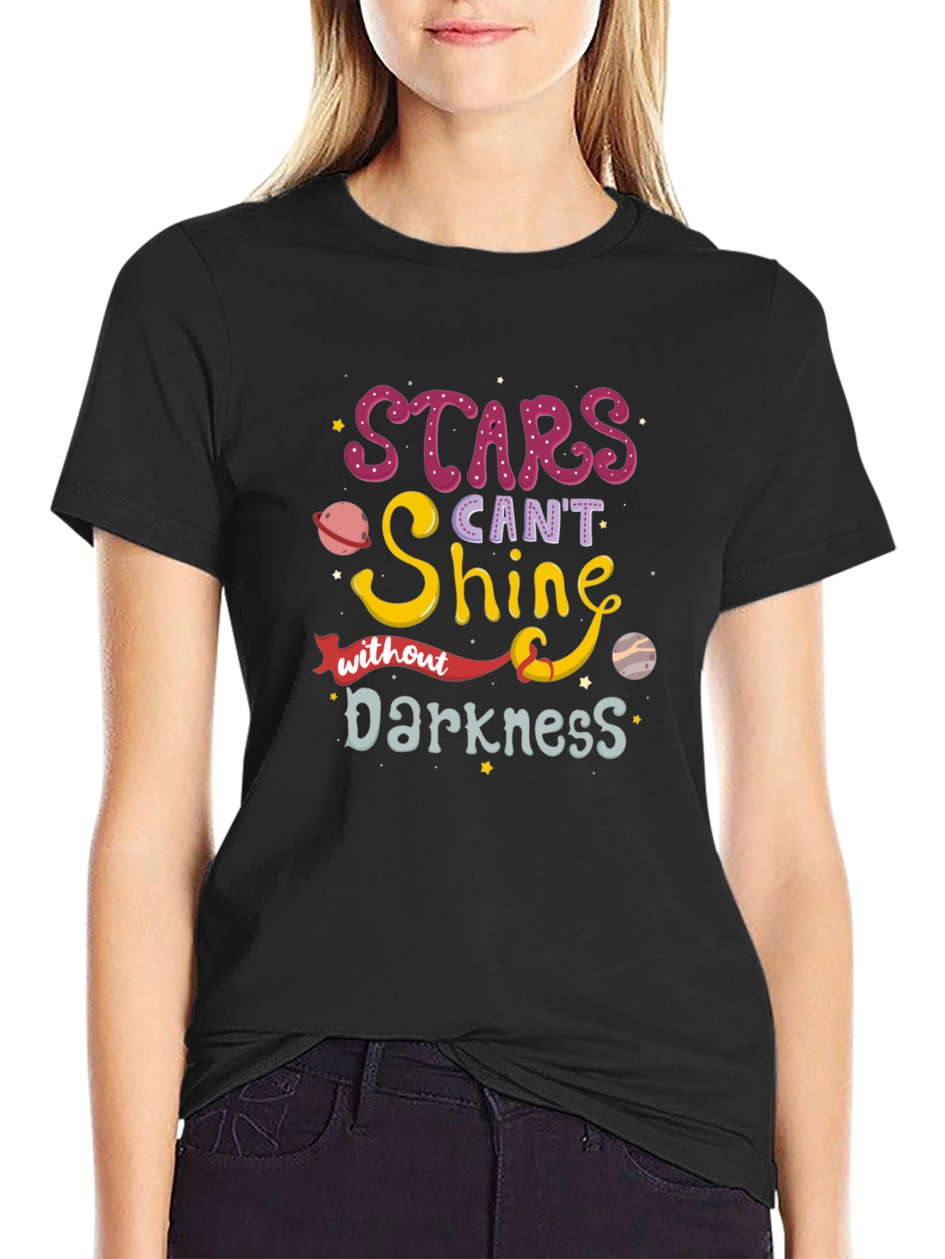 Stars Cant Shine Graphic Tee