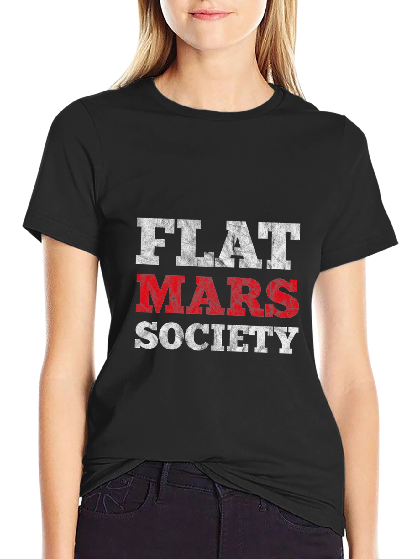 Flat Mars Society Graphic Tee