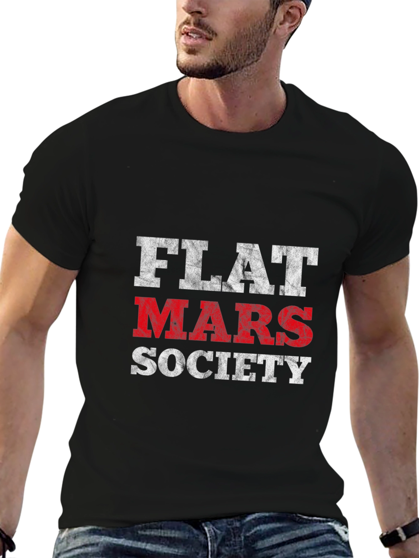 Flat Mars Society Graphic Tee