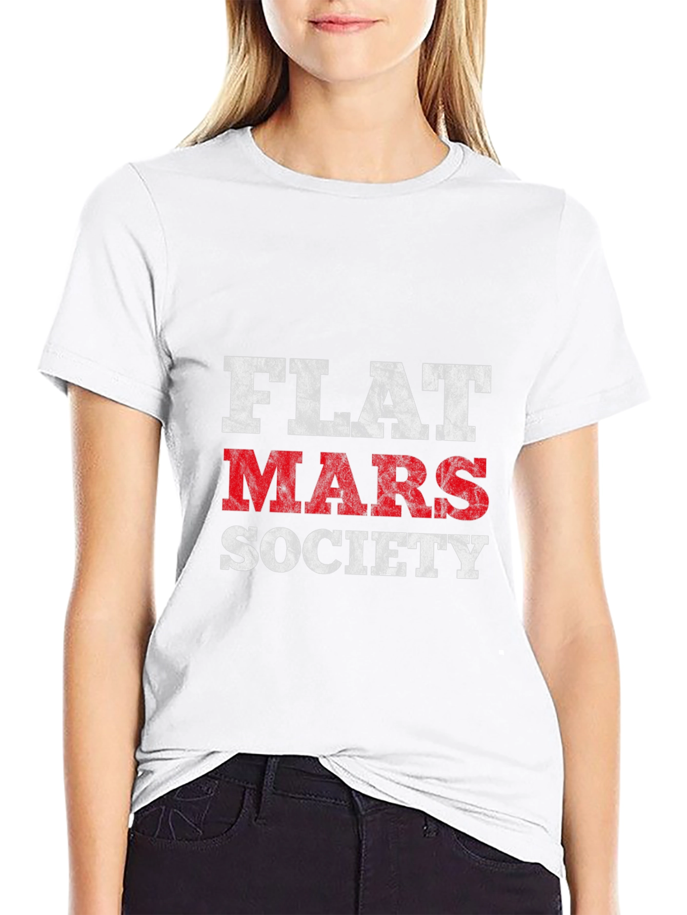 Flat Mars Society Graphic Tee