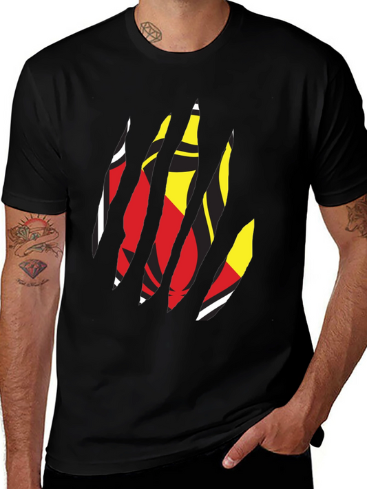 Ripped Graphic Tee - Bold Colors