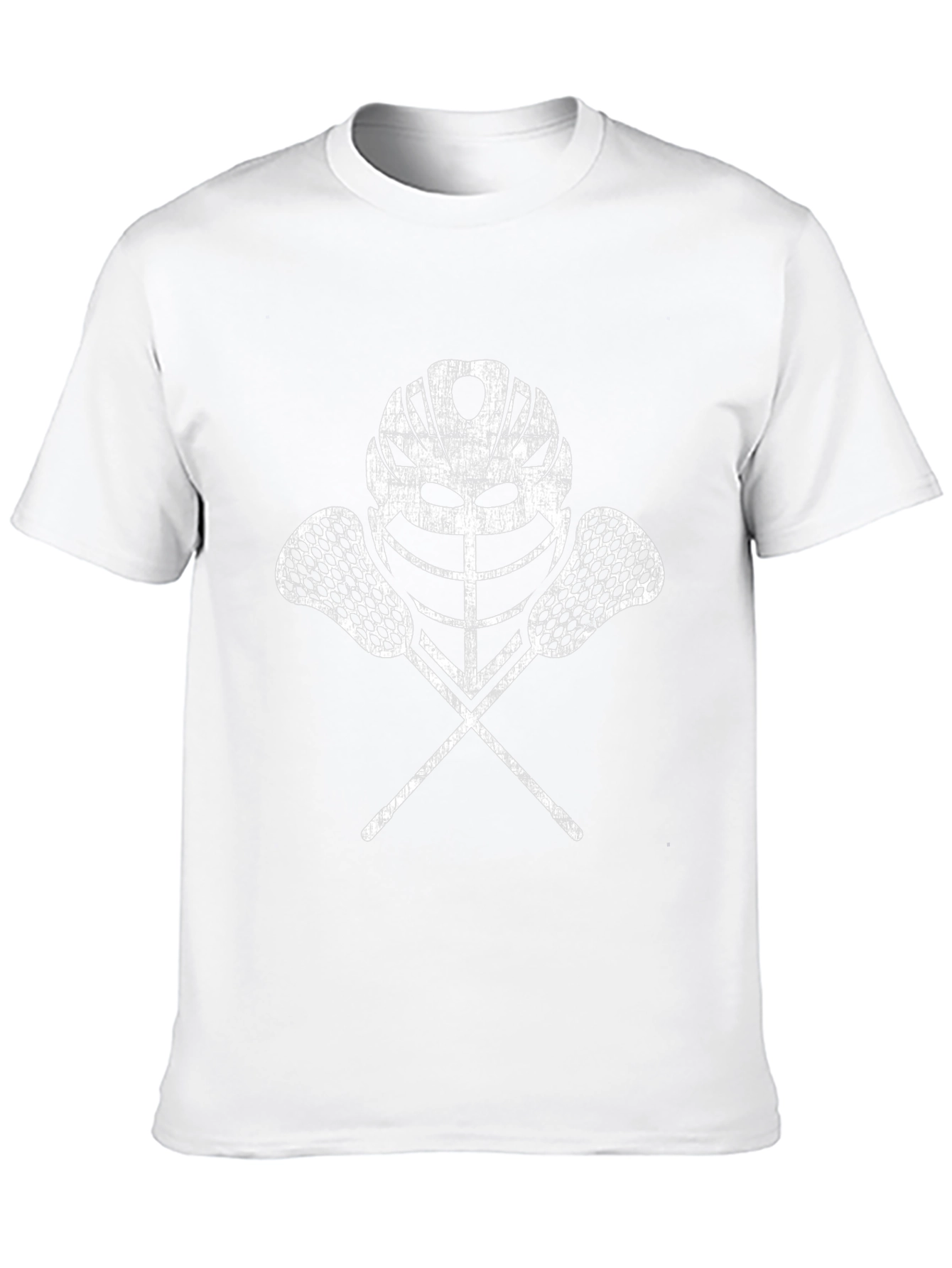 Lacrosse Helmet & Sticks Graphic Tee - Black