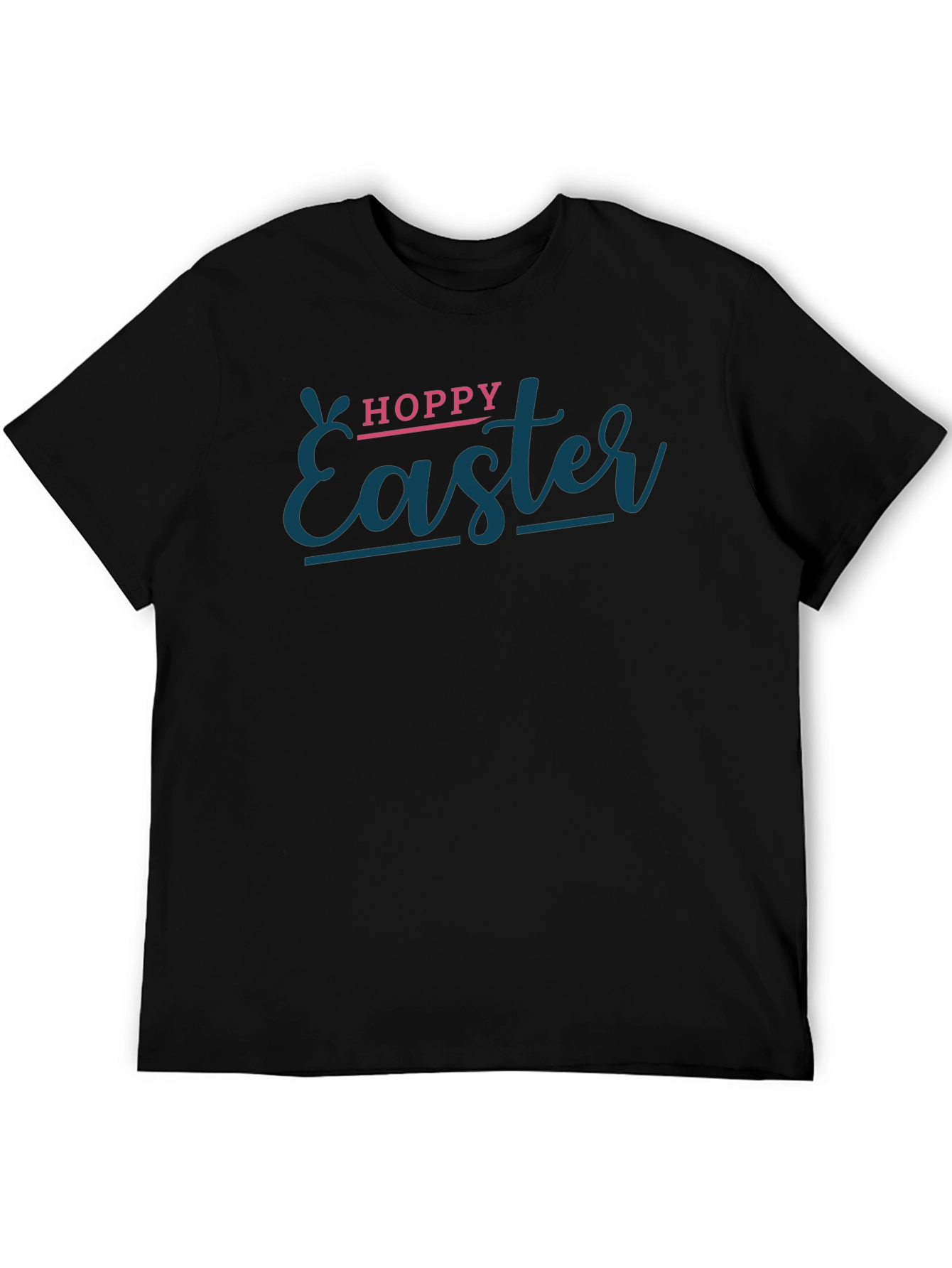 Hoppy Easter Black T-Shirt