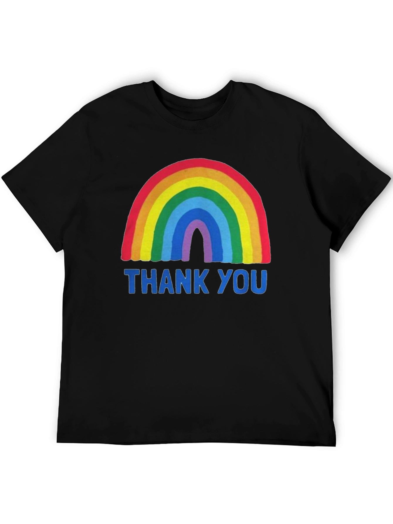 Rainbow Thank You Graphic Tee - Unisex