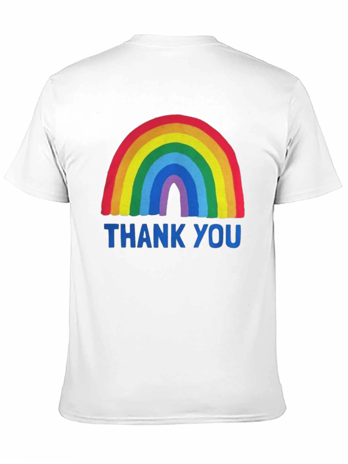 Rainbow Thank You Graphic Tee - Unisex