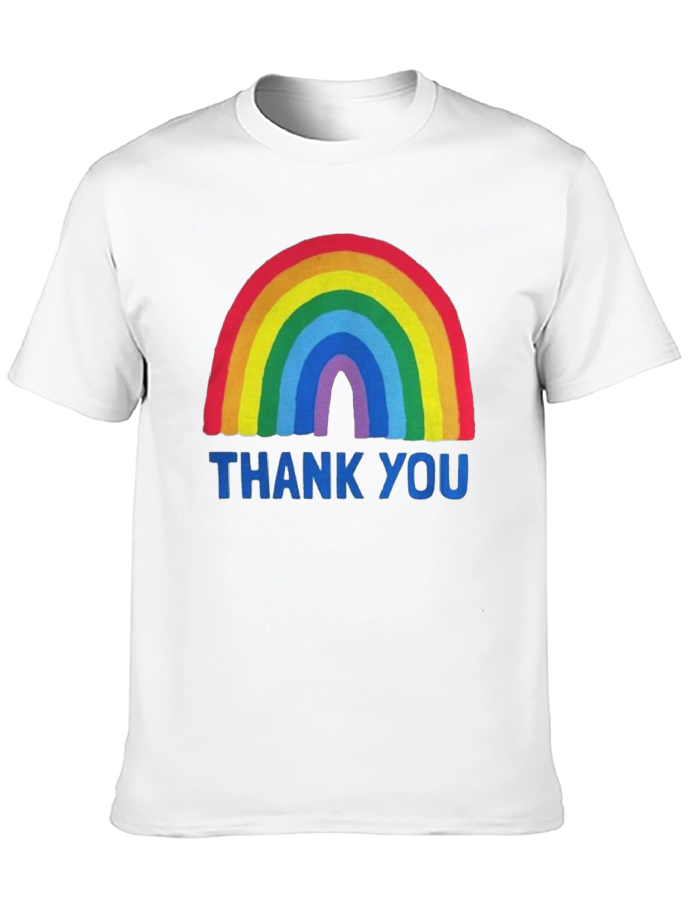 Rainbow Thank You Graphic Tee - Unisex