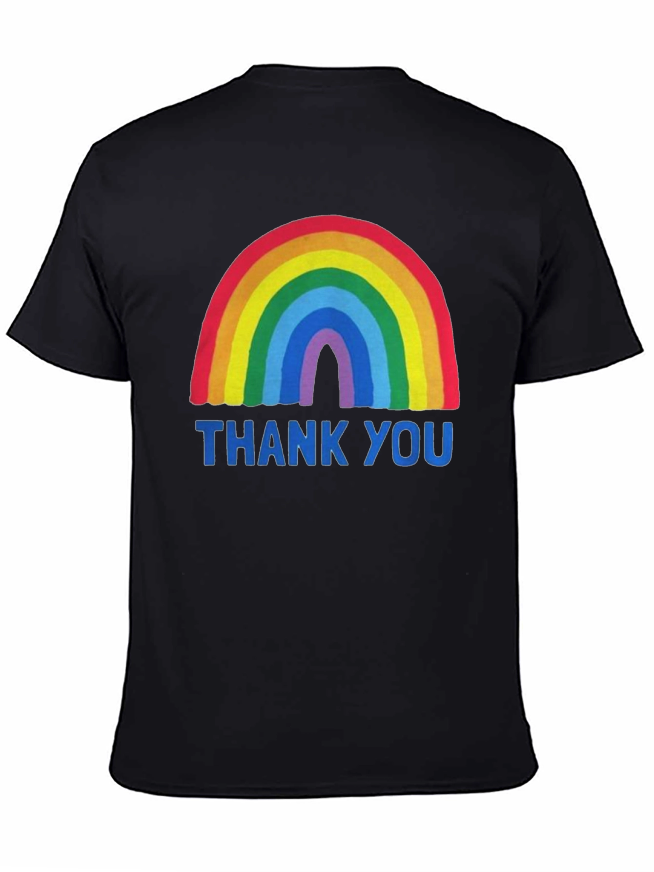 Rainbow Thank You Graphic Tee - Unisex