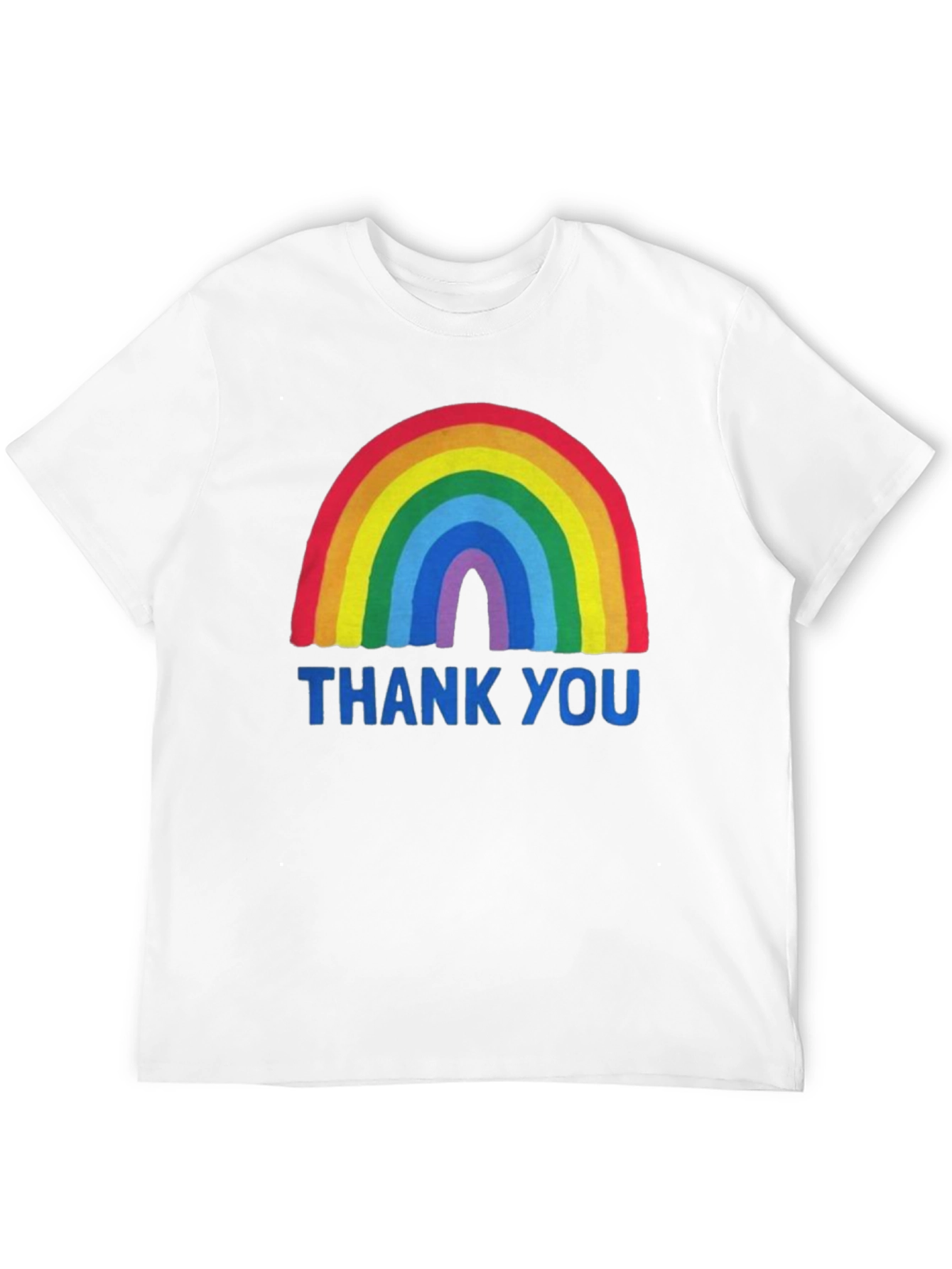 Rainbow Thank You Graphic Tee - Unisex