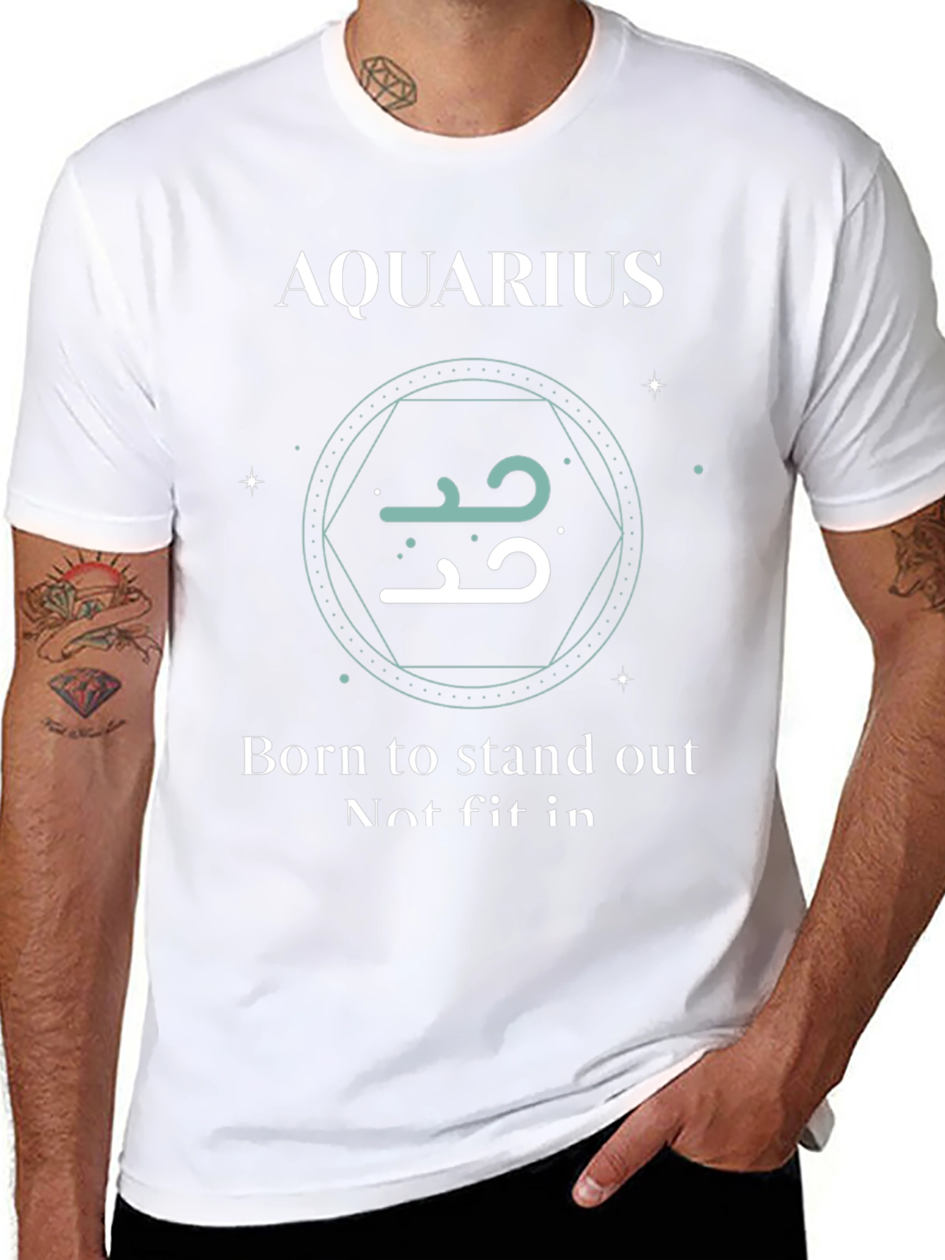 Aquarius Zodiac Sign T-Shirt - Stand Out Style