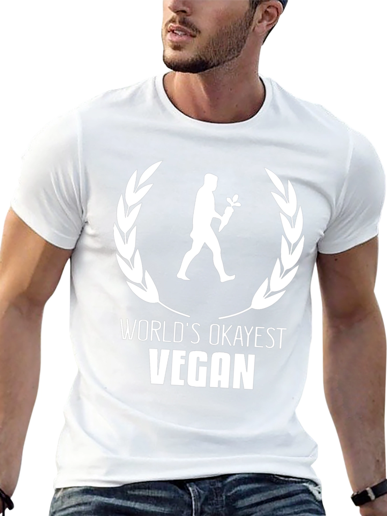 Worlds Okayest Vegan T-Shirt - Unisex