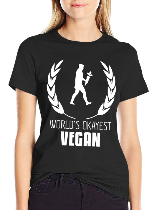Worlds Okayest Vegan T-Shirt - Unisex