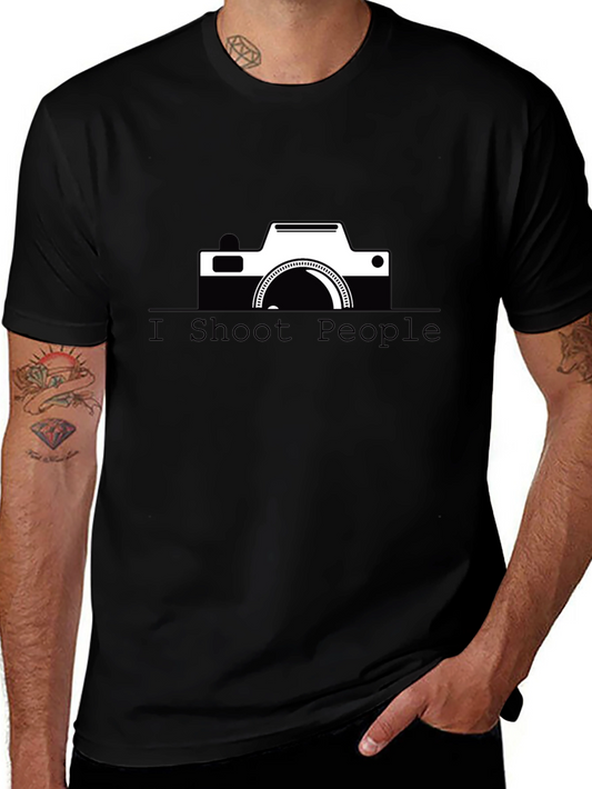 I Shoot People Graphic Tee - Photographer T-Shirt
