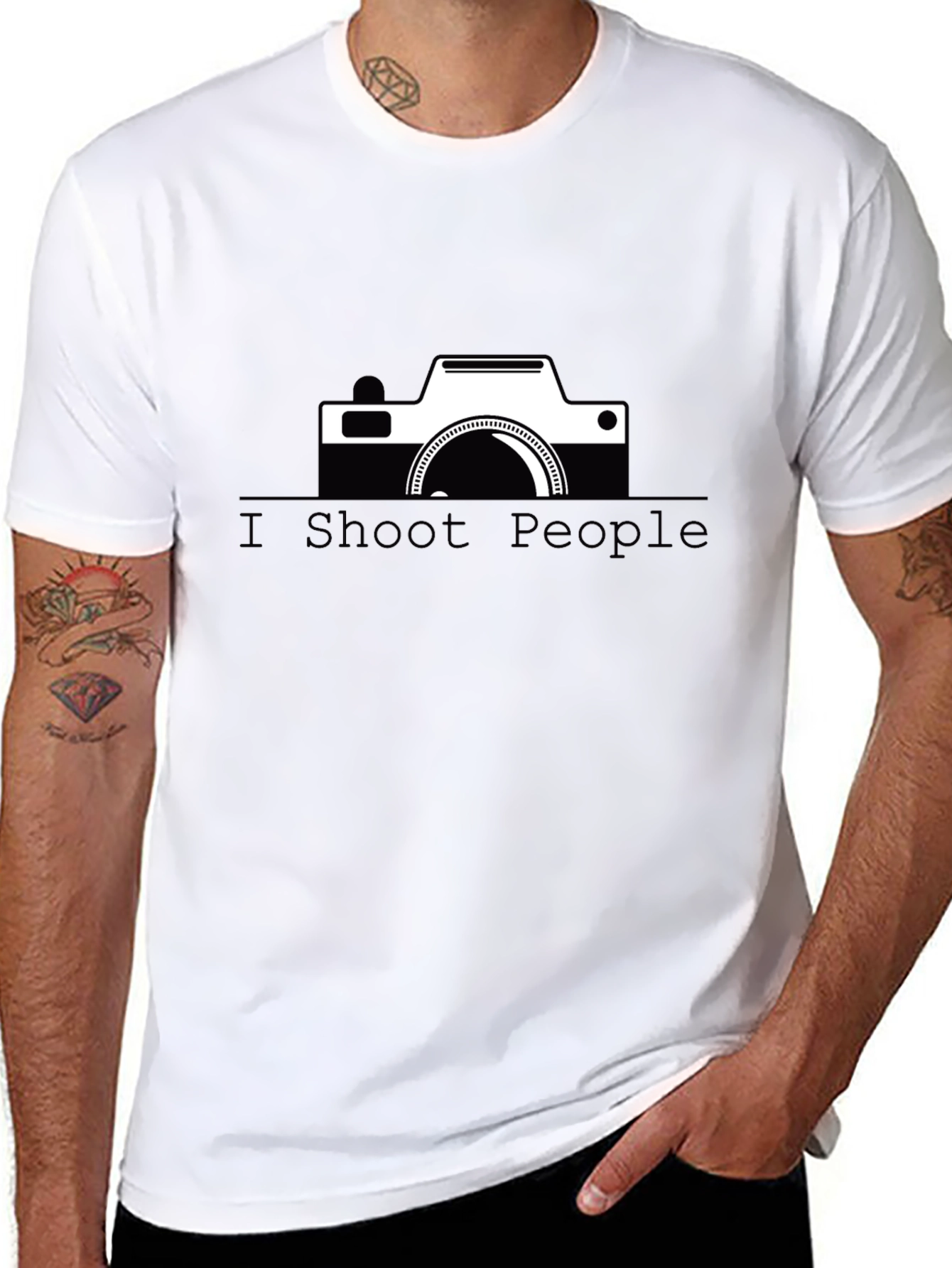 I Shoot People Graphic Tee - Photographer T-Shirt