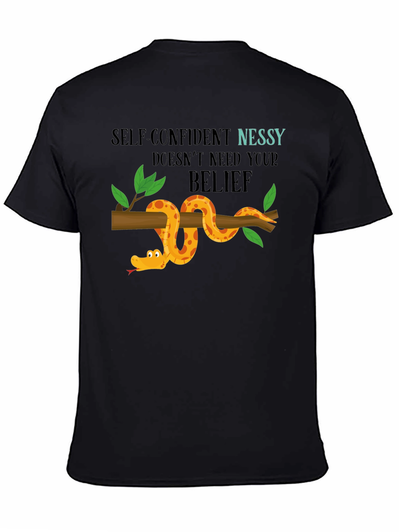 Self-Confident Nessy T-Shirt Quirky Design