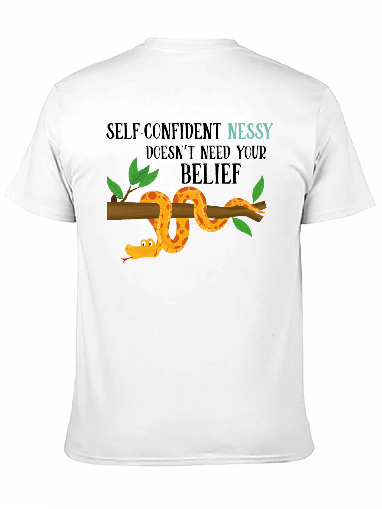 Self-Confident Nessy T-Shirt Quirky Design