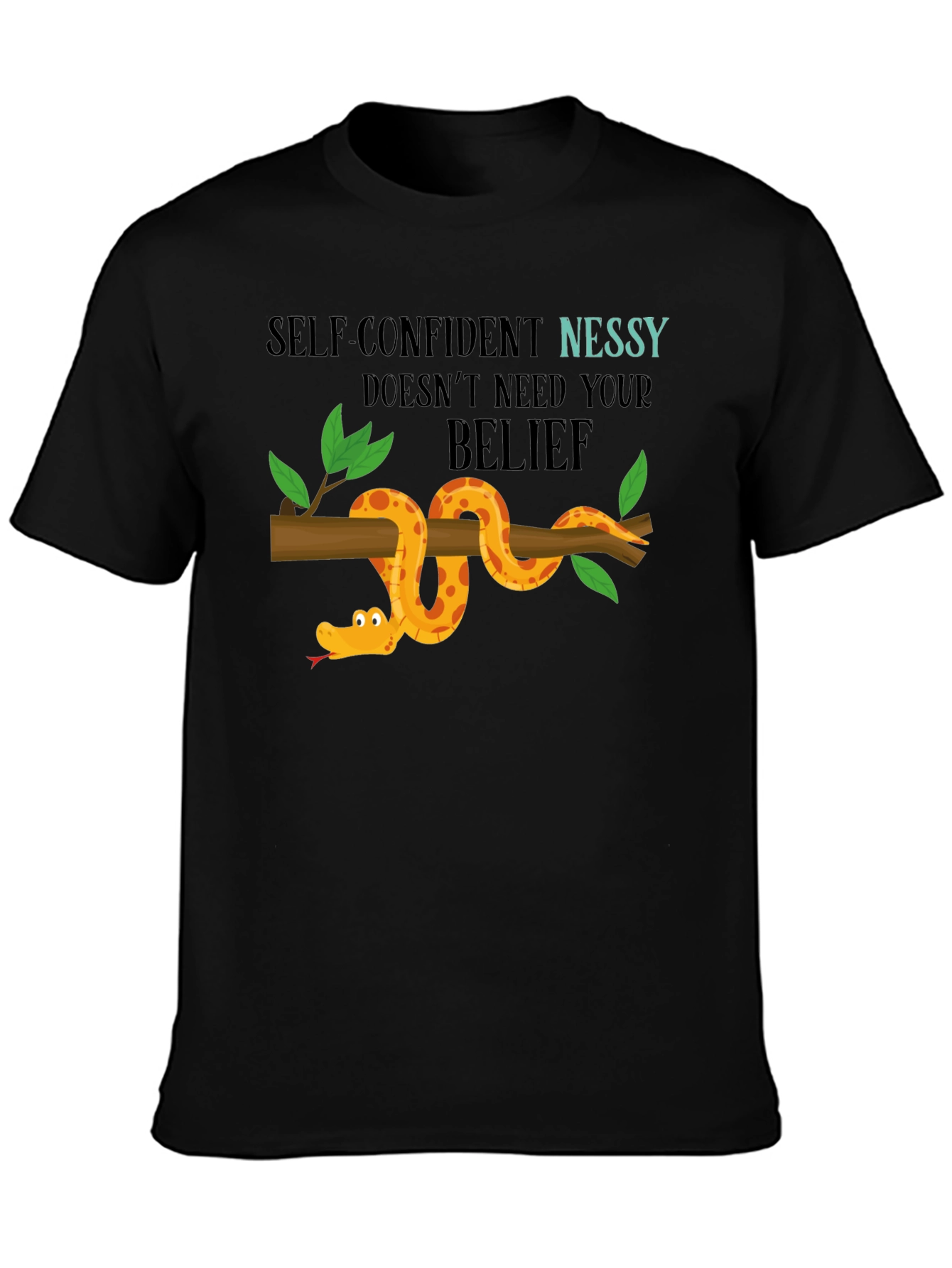 Self-Confident Nessy T-Shirt Quirky Design
