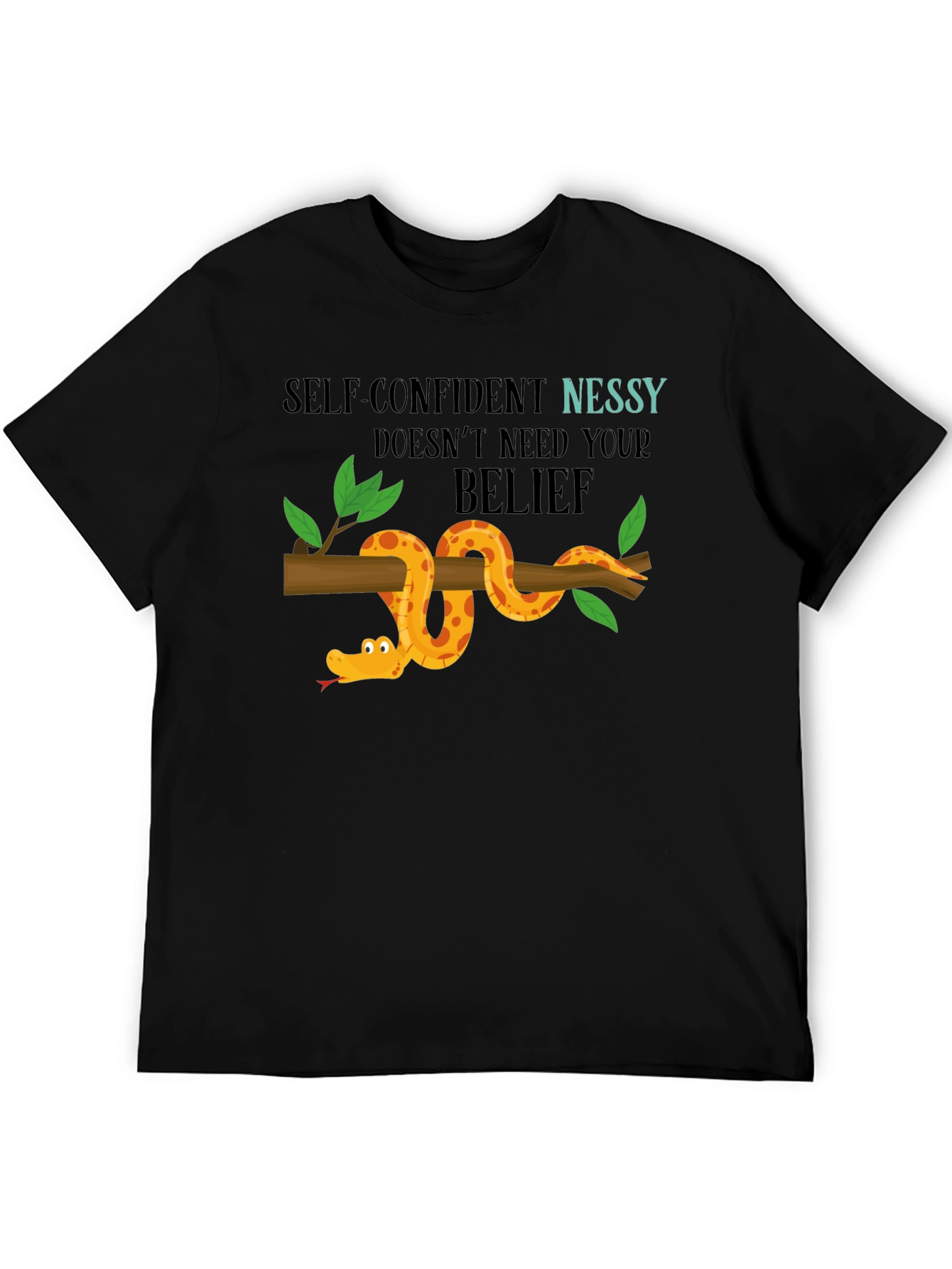 Self-Confident Nessy T-Shirt Quirky Design