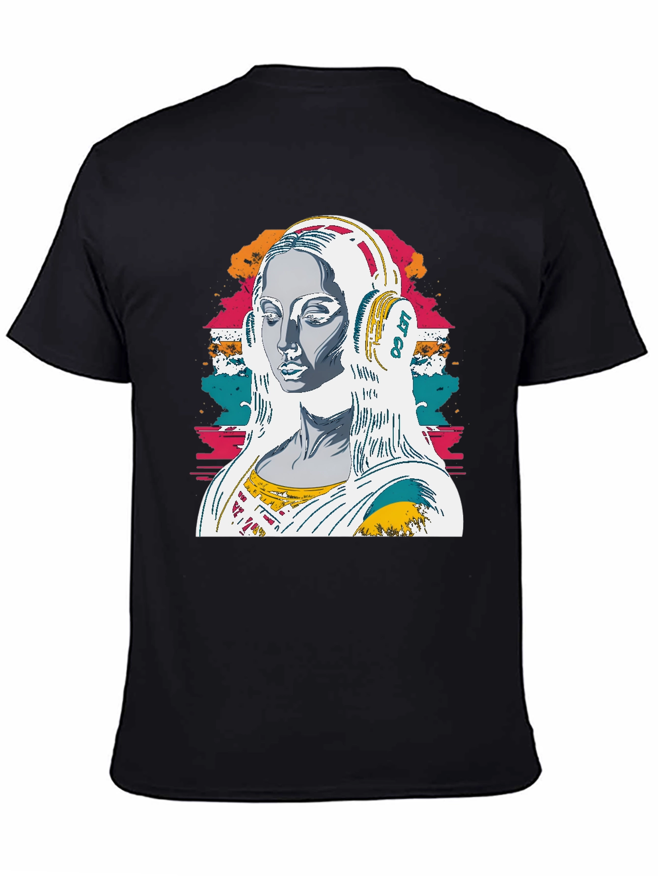 Mona Lisa Music T-Shirt -  Retro Style Tee