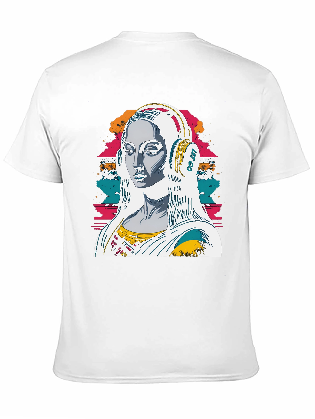 Mona Lisa Music T-Shirt -  Retro Style Tee