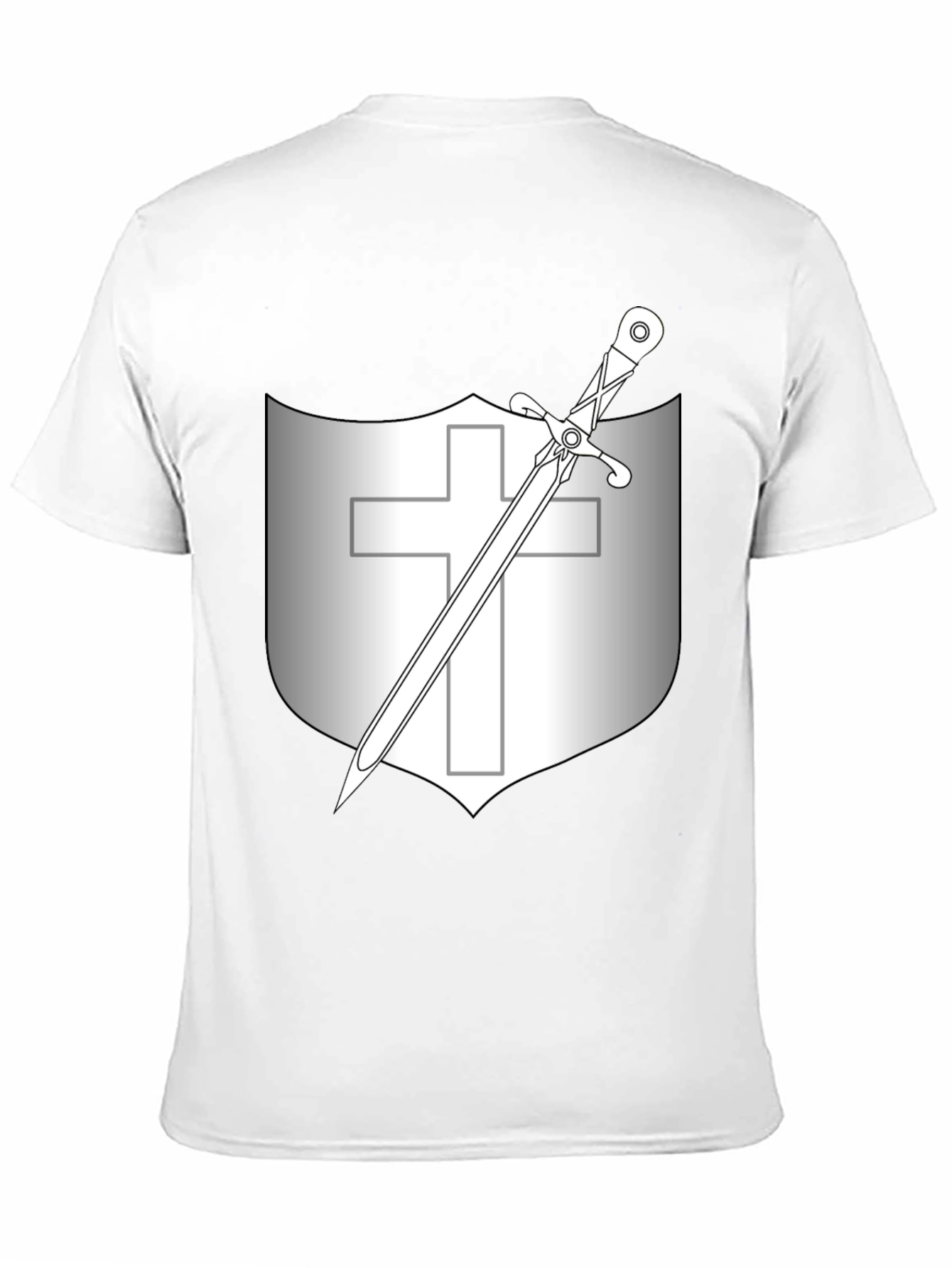 Shield & Sword Graphic Tee - Knightly Design