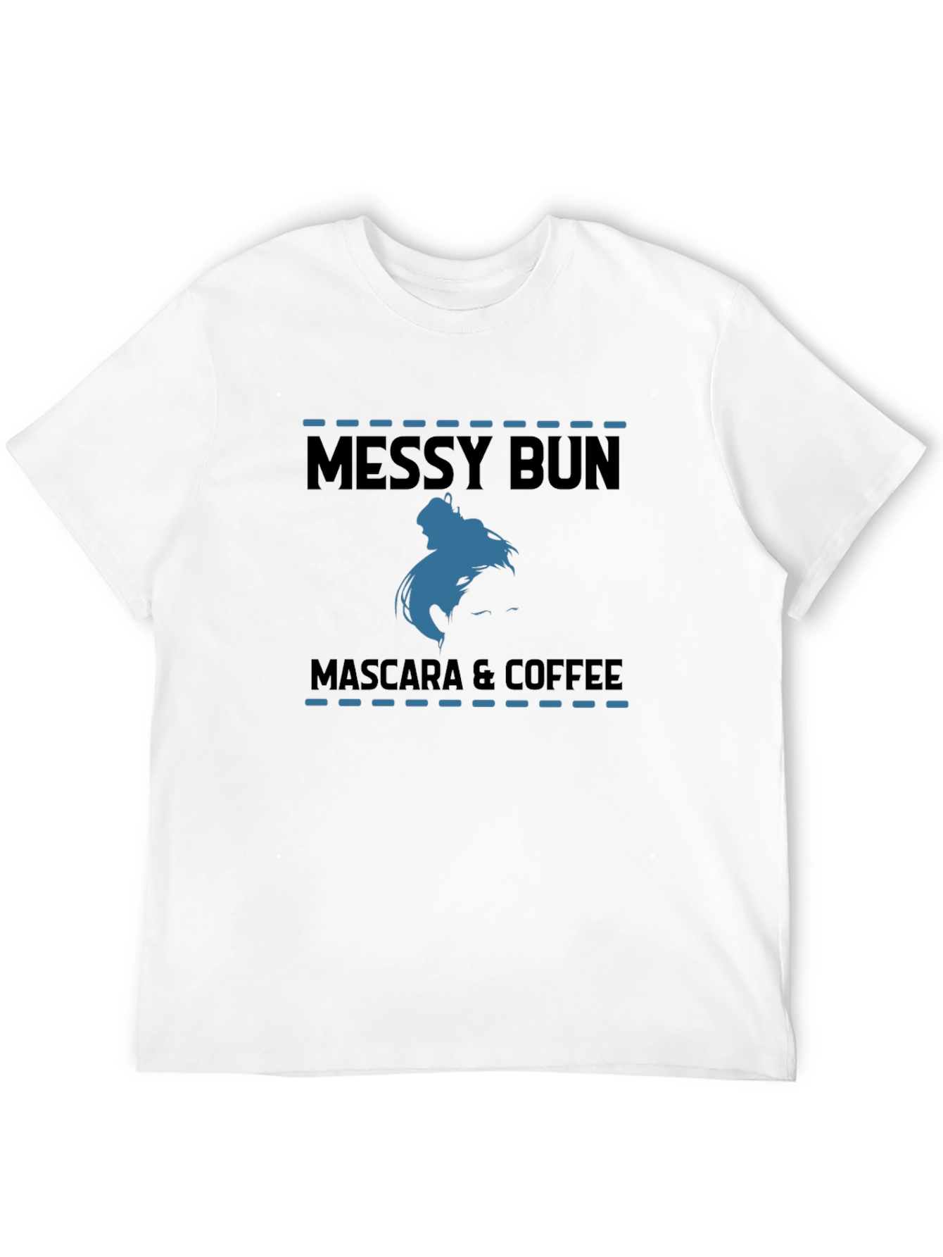 Messy Bun Mascara & Coffee T-Shirt