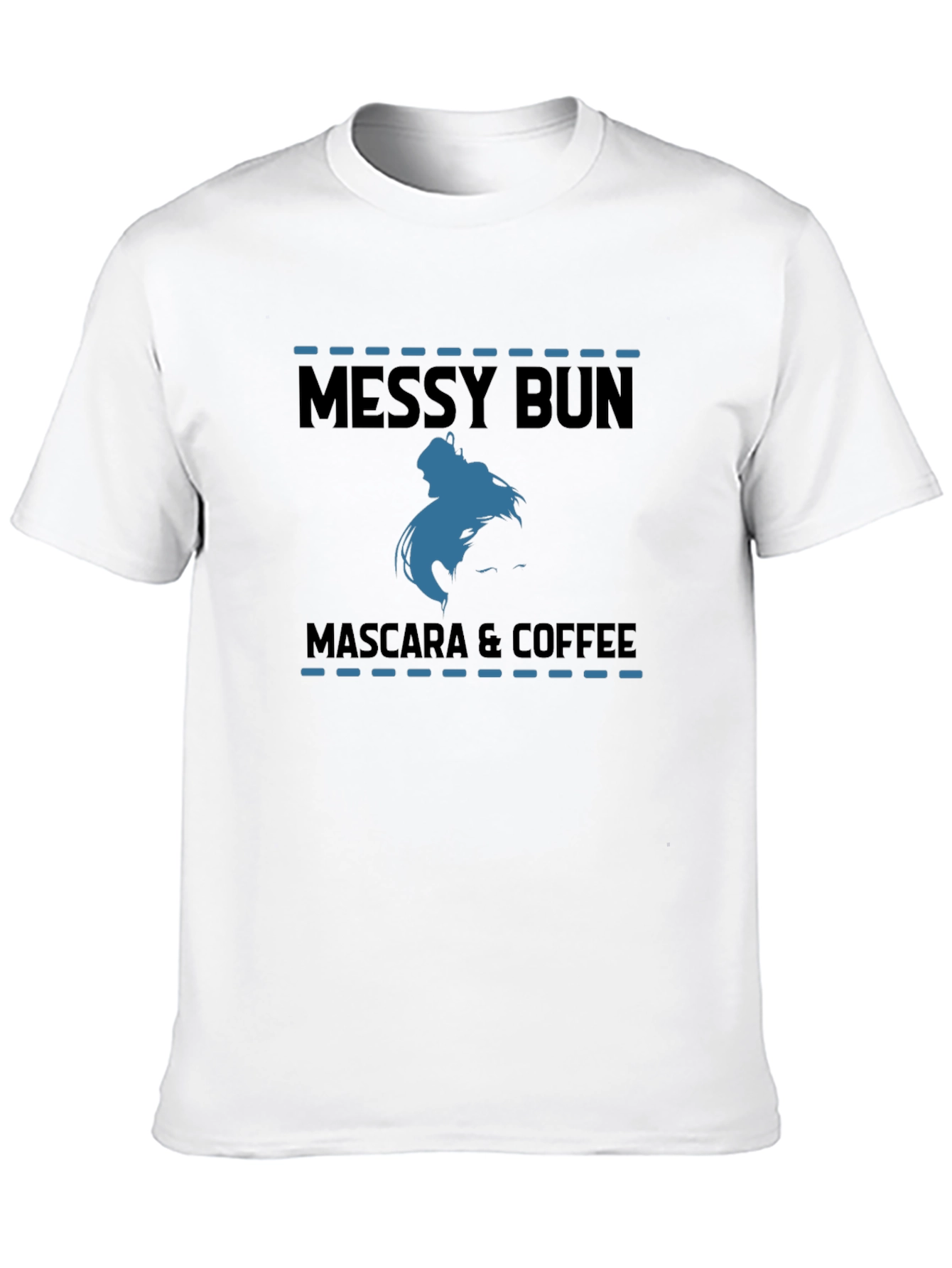 Messy Bun Mascara & Coffee T-Shirt