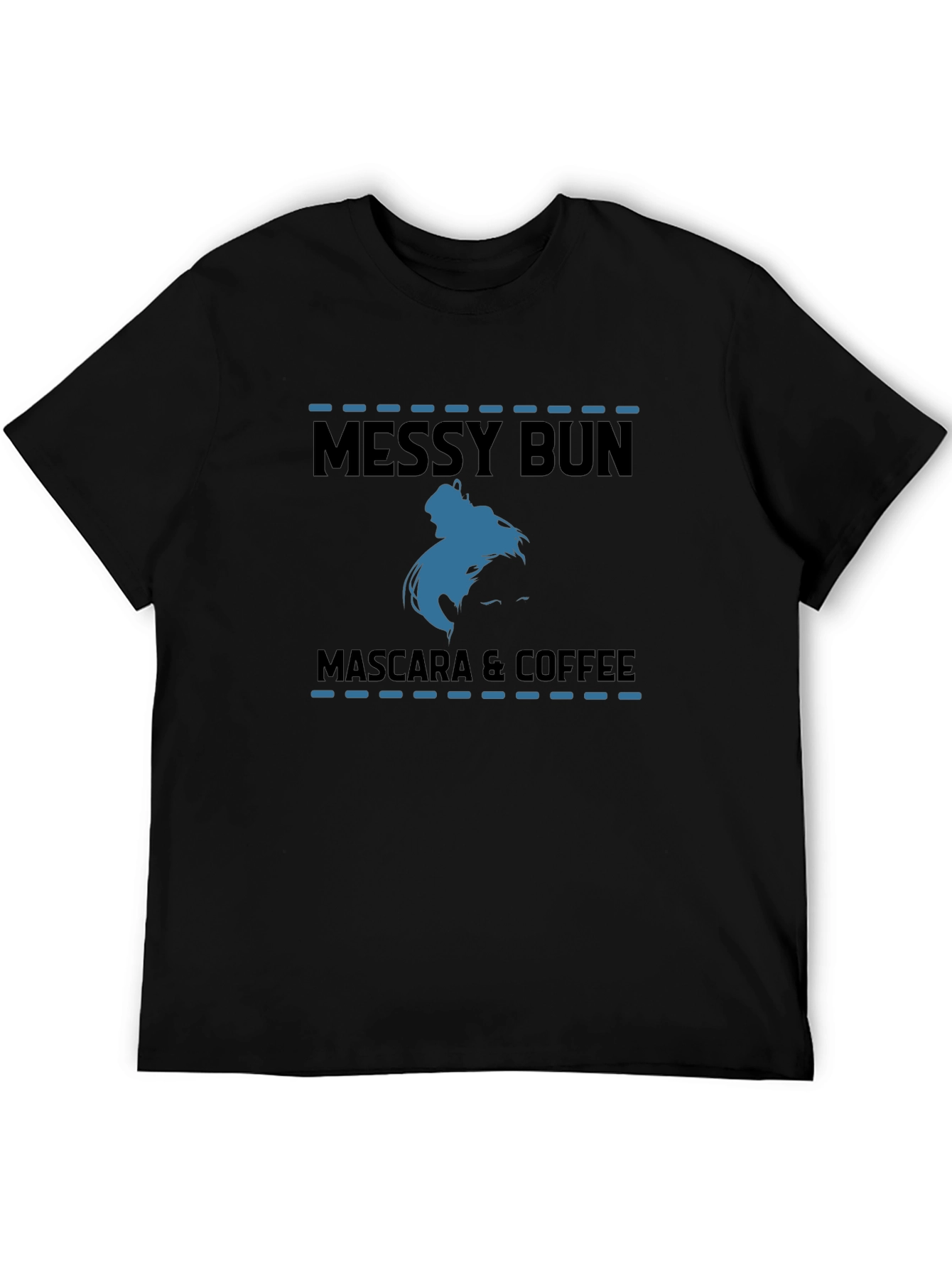 Messy Bun Mascara & Coffee T-Shirt