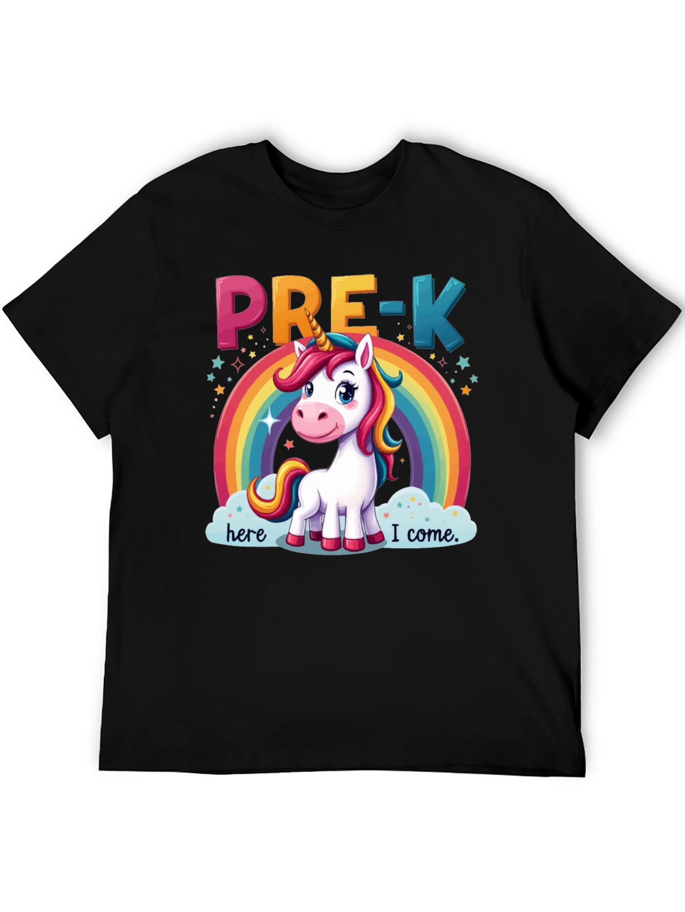 Pre-K Unicorn Rainbow T-Shirt