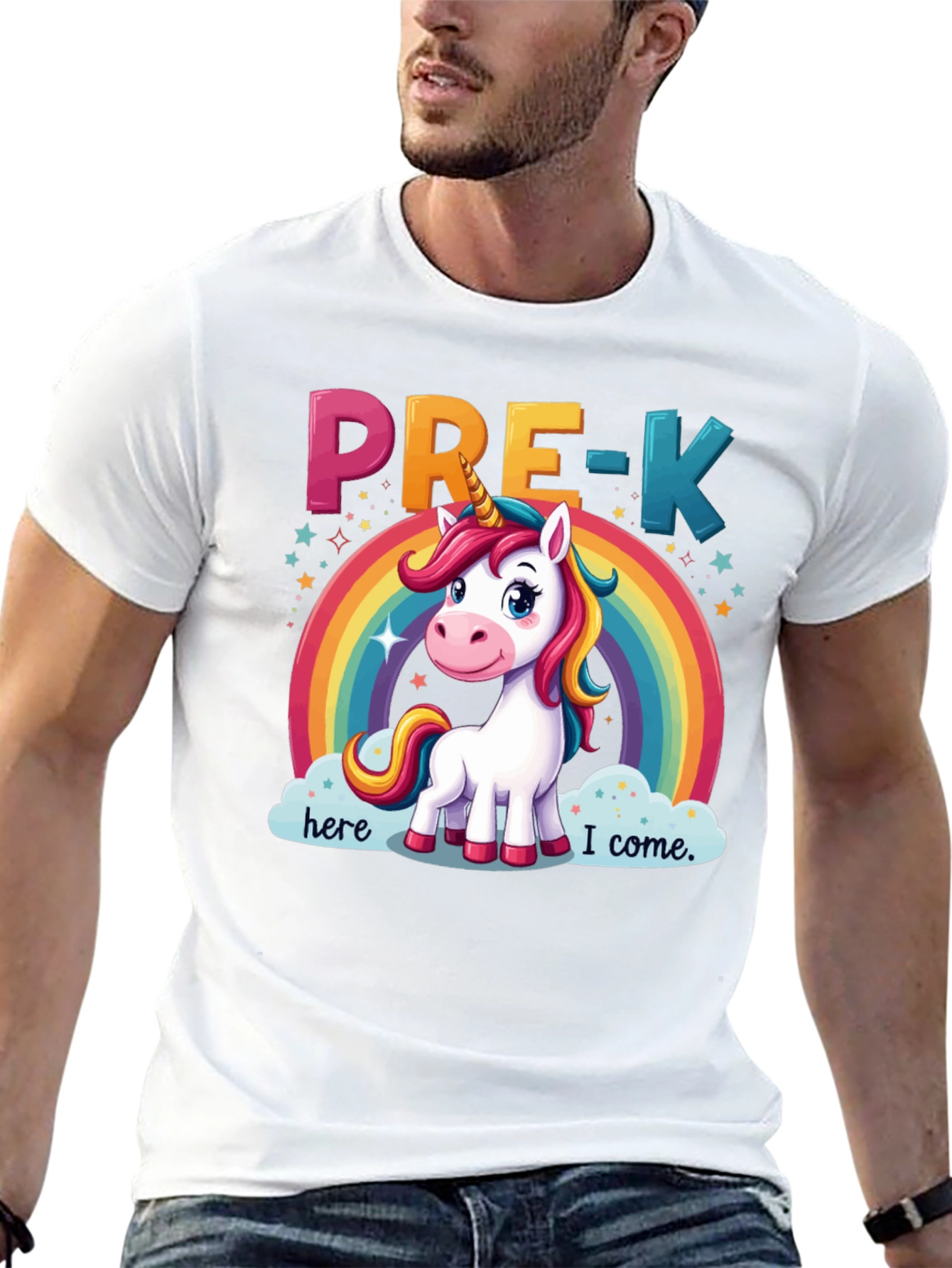 Pre-K Unicorn Rainbow T-Shirt