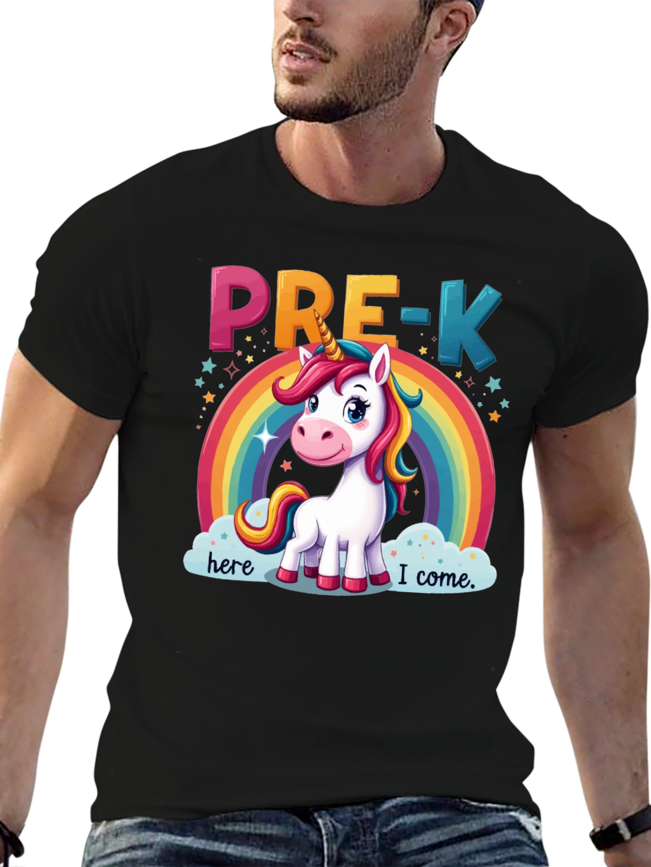 Pre-K Unicorn Rainbow T-Shirt