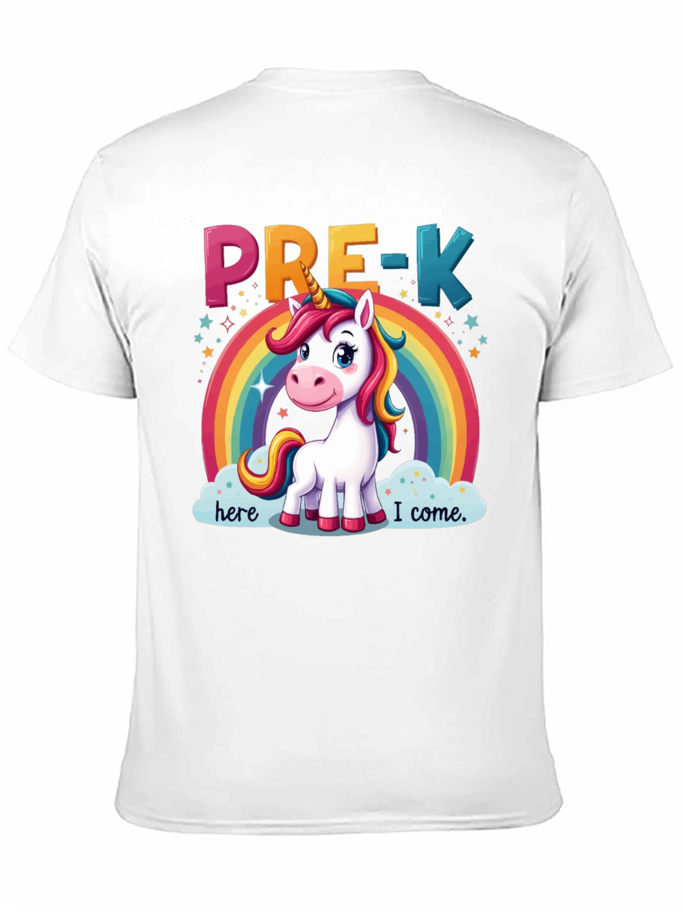 Pre-K Unicorn Rainbow T-Shirt