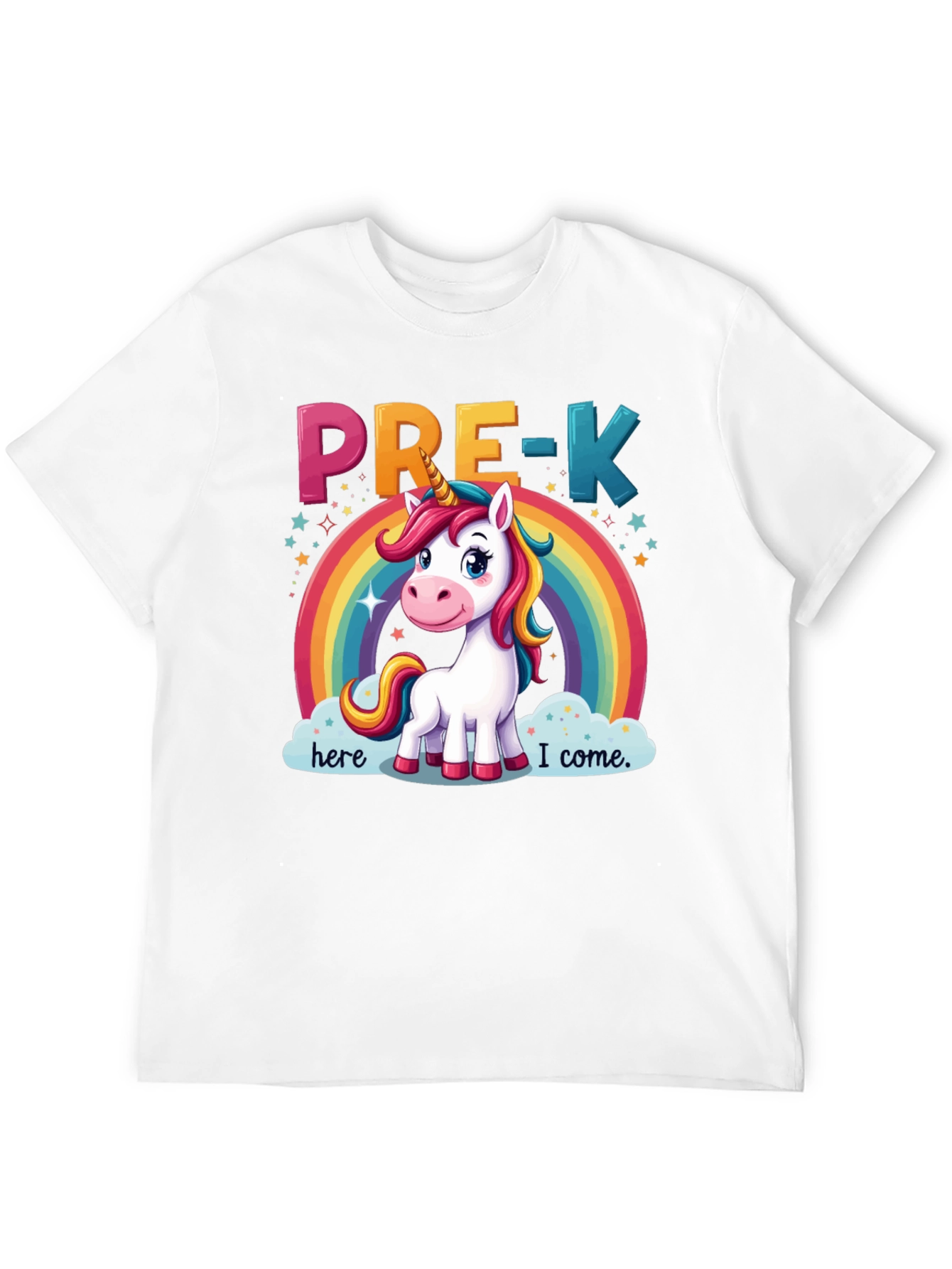 Pre-K Unicorn Rainbow T-Shirt