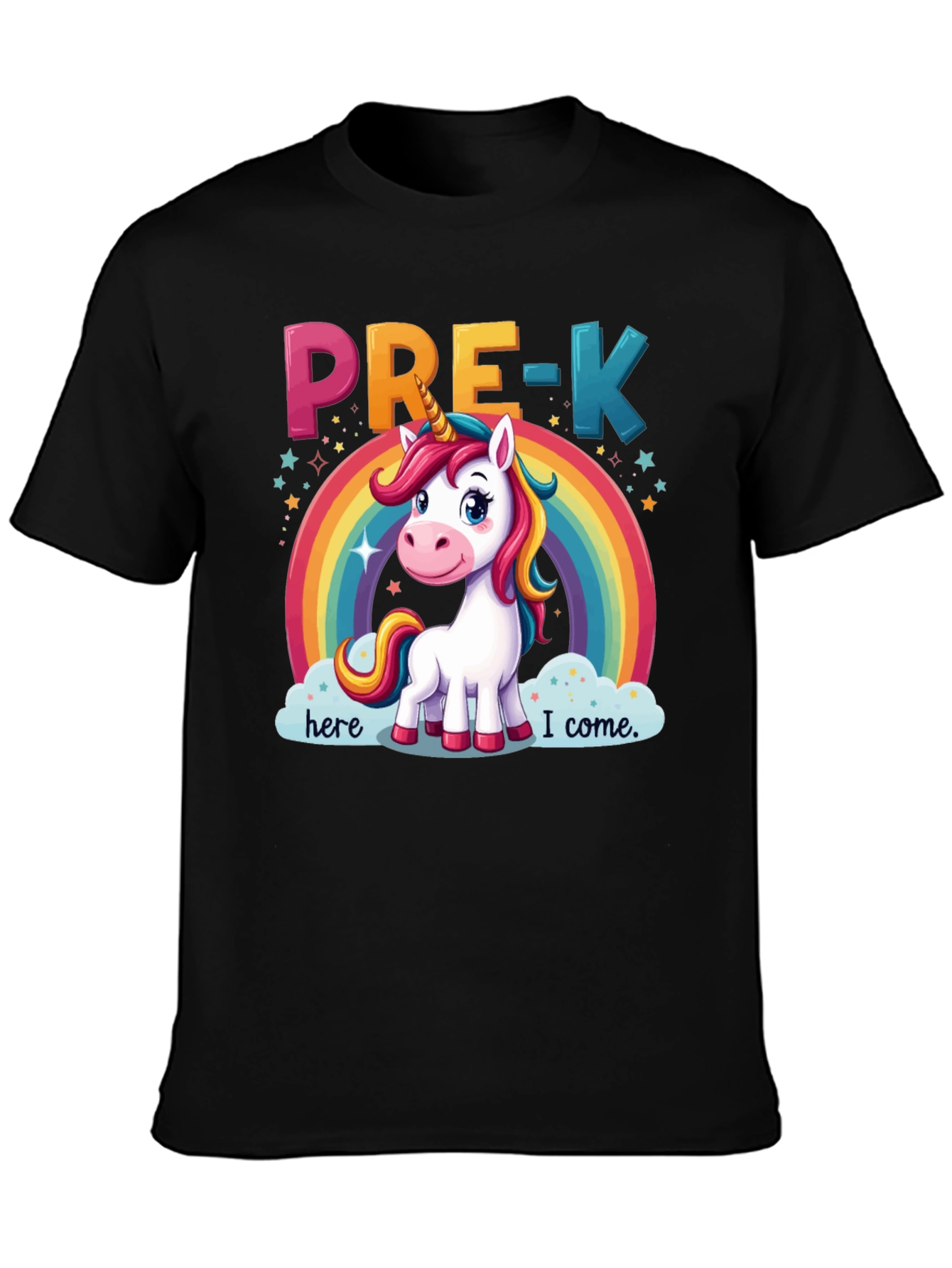 Pre-K Unicorn Rainbow T-Shirt