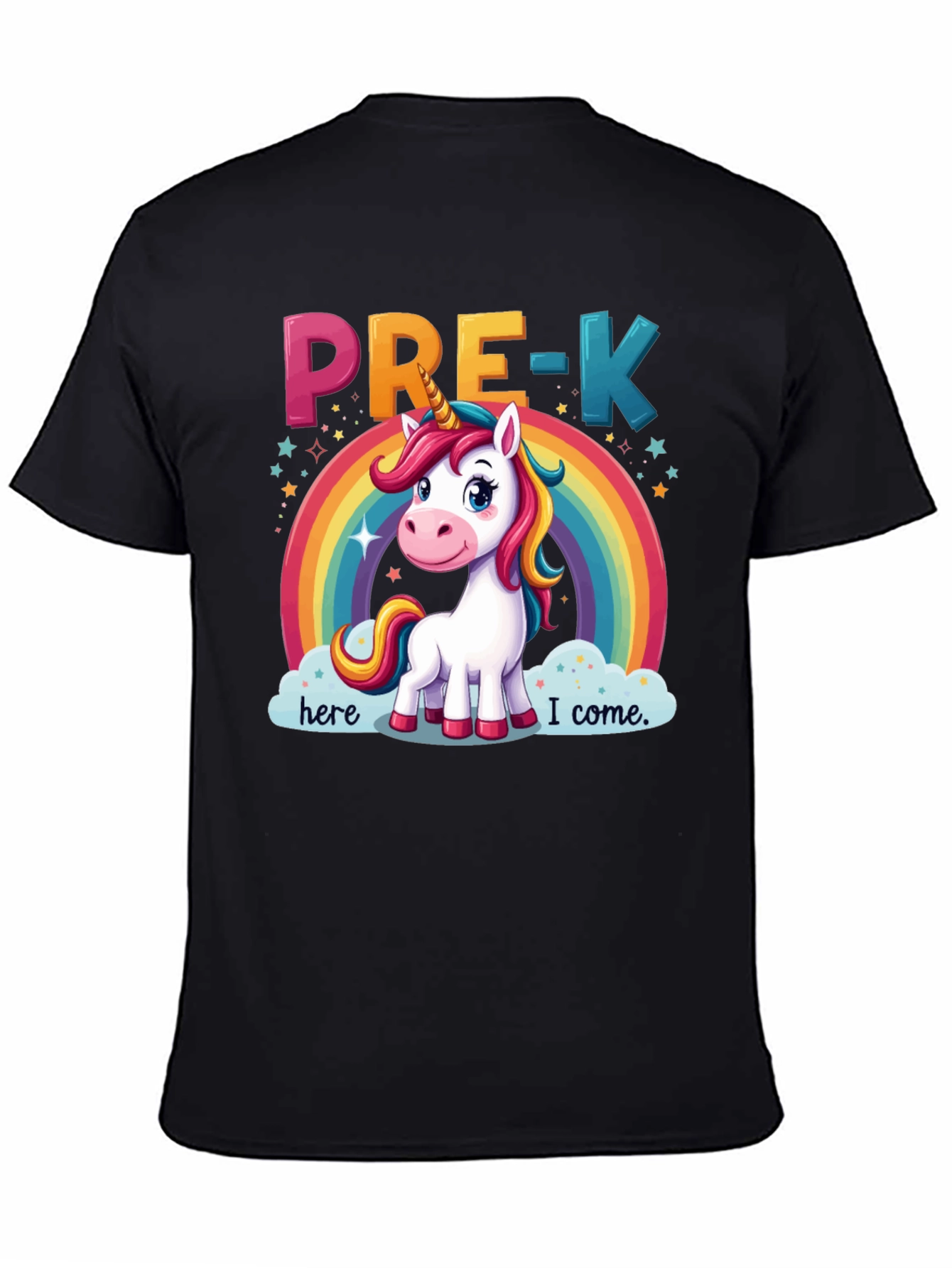 Pre-K Unicorn Rainbow T-Shirt
